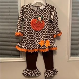 Emily Rose Pumpkin outfit 2T